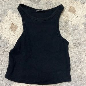 ZARA high neck cropped tank!